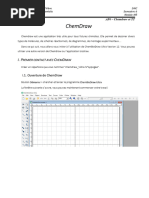 Guide d'utilisation de ChemDraw | PDF | Chimie | Molécules