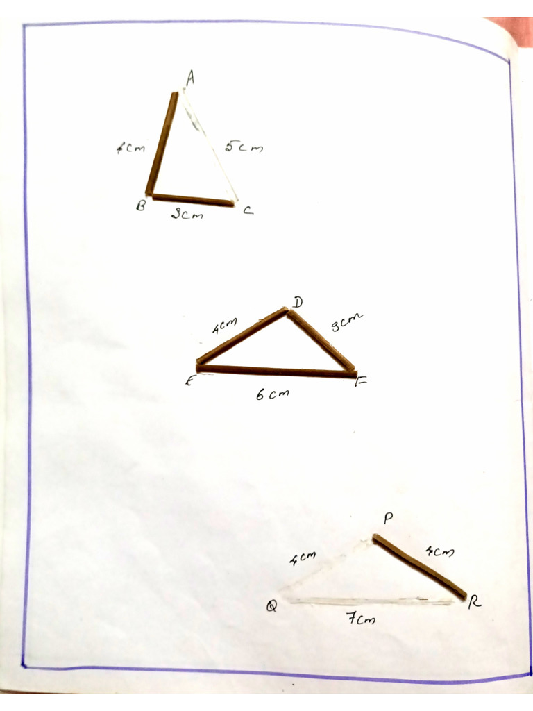 Activity 4 Triangle Inequality | PDF