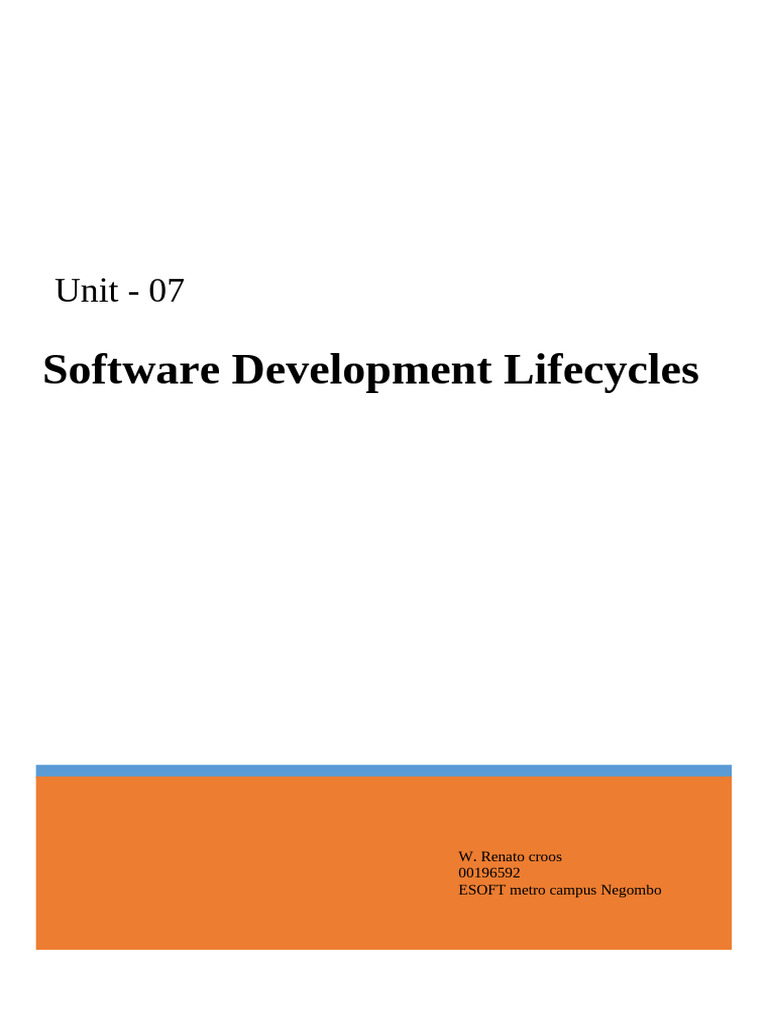 E208479-1730455926033-574085-Unit 07 - SDLC | PDF | Agile Software ...