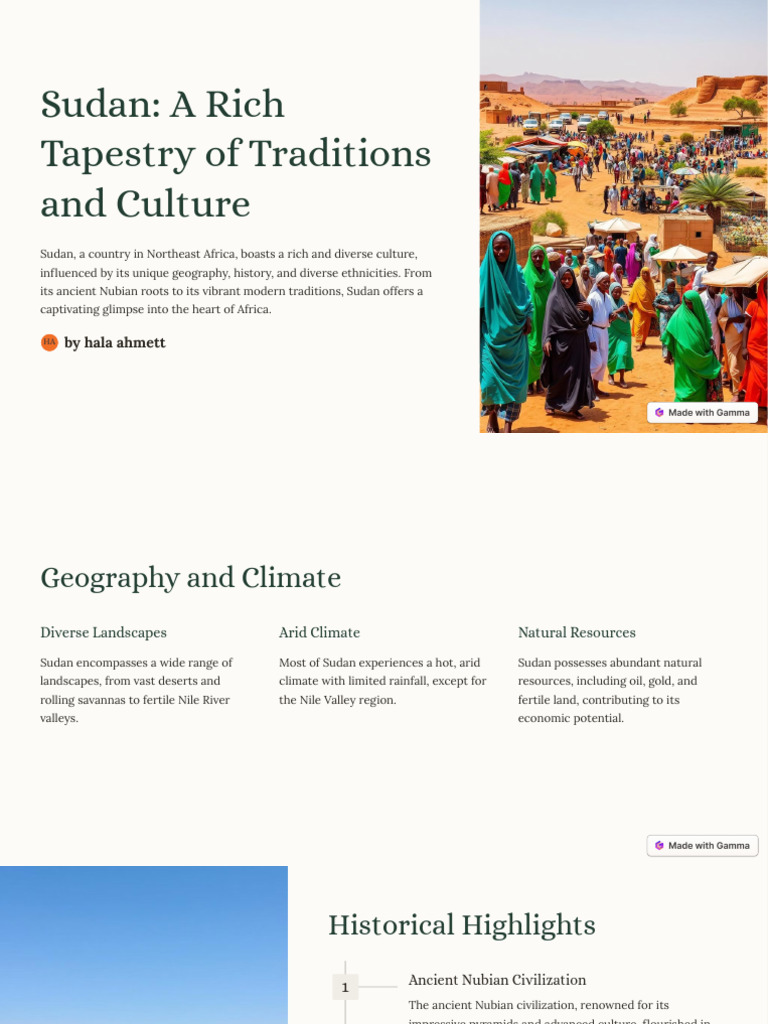 Sudan's Vibrant Traditions and Culture | PDF | Sudan | Festival