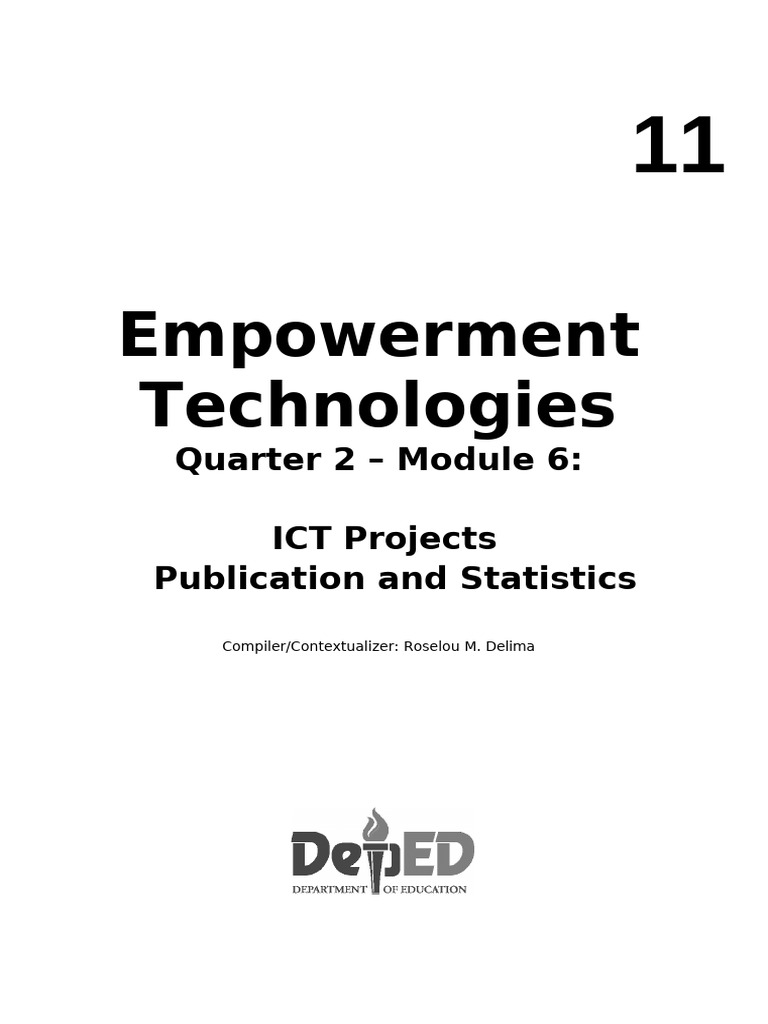 Empowerment Tech-Q2-Module-6 | PDF | Websites | Educational Technology