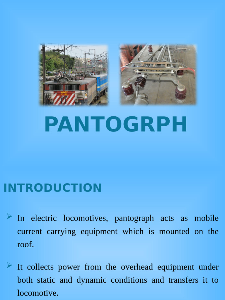 Pantograph Operation and Entanglement | PDF | Manufactured Goods ...