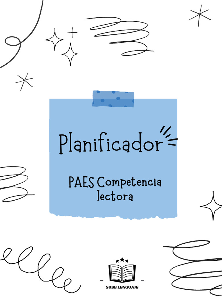 Planificador PAES Competencia Lectora | PDF | Cognición | Comunicación ...