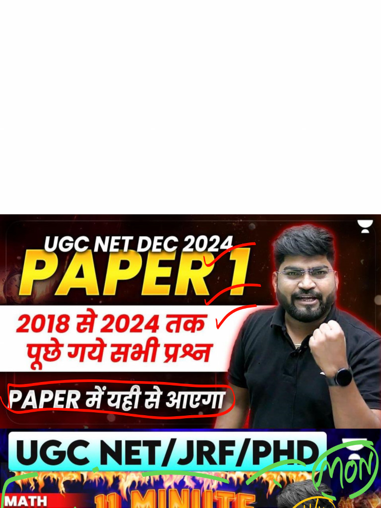 Rajat Sir Paper 1 2024 Pyqs | PDF
