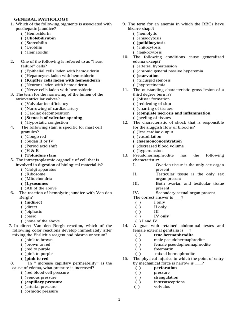 PATHO | PDF | Anemia | White Blood Cell