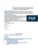 Physical verification and drive test steps for cellular network optimization