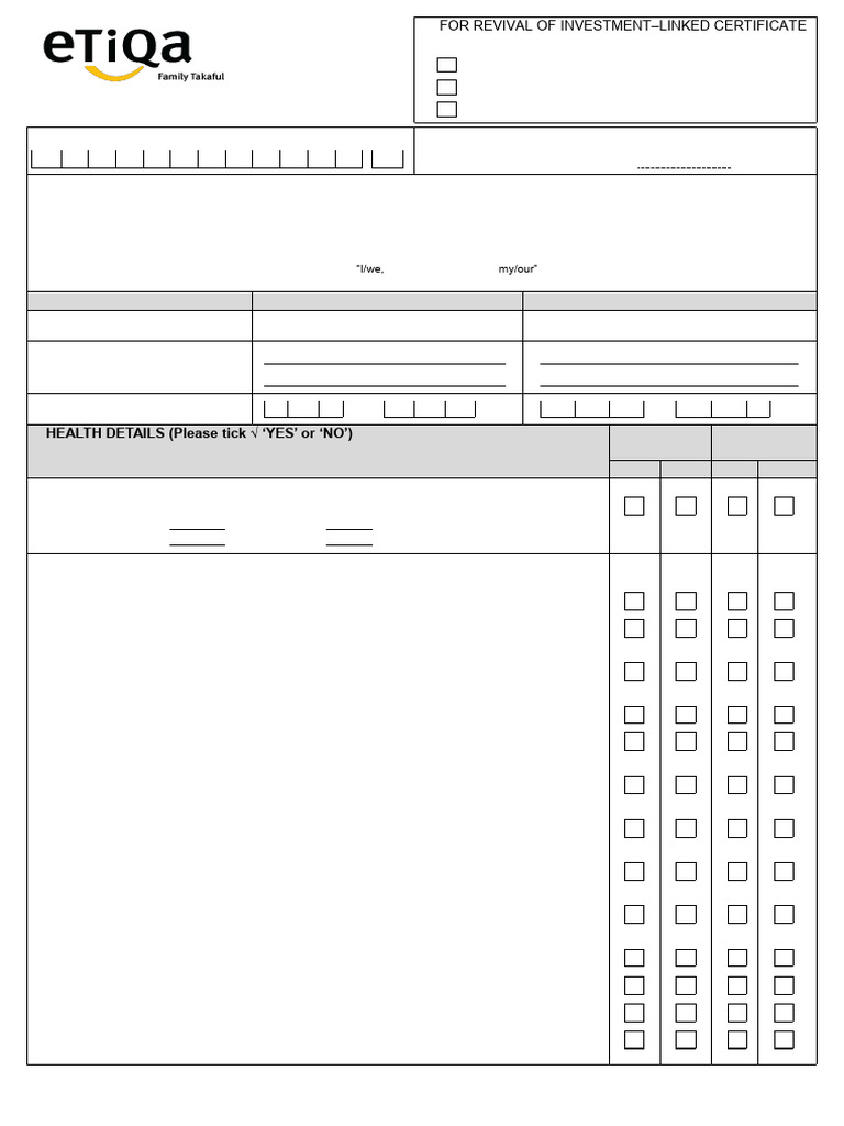 04 Takaful HDF Form V1.4 2020 | PDF | Cancer | Breast Cancer