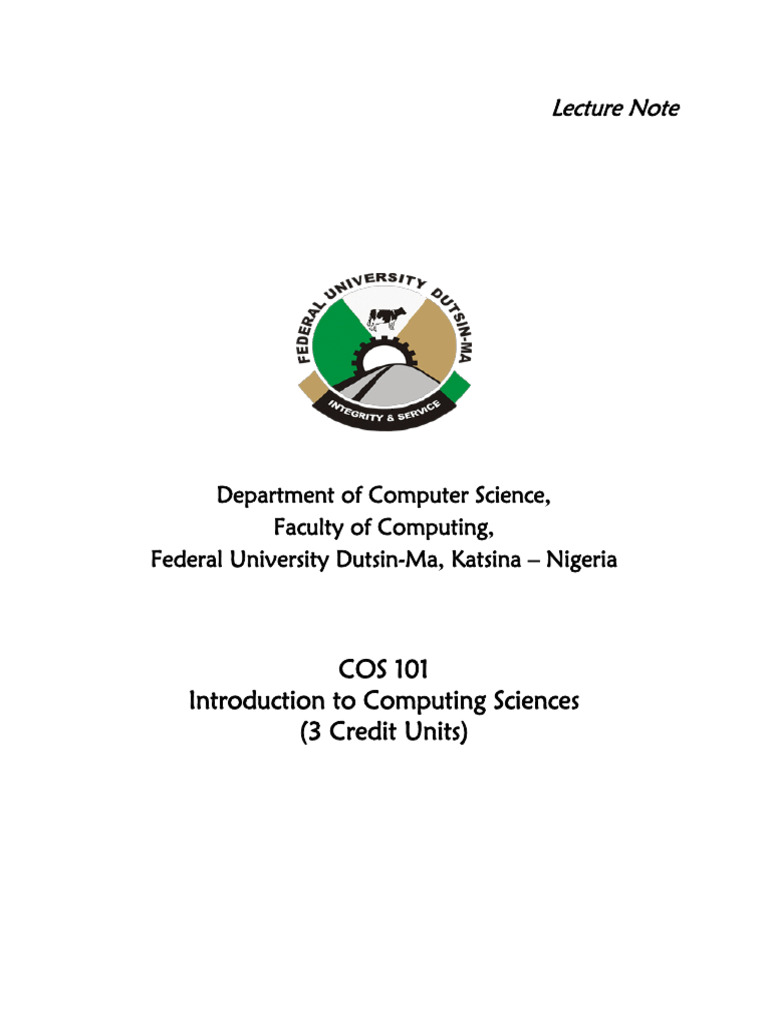COS 101 - Edited - 1029100001 | PDF | Graphical User Interfaces ...
