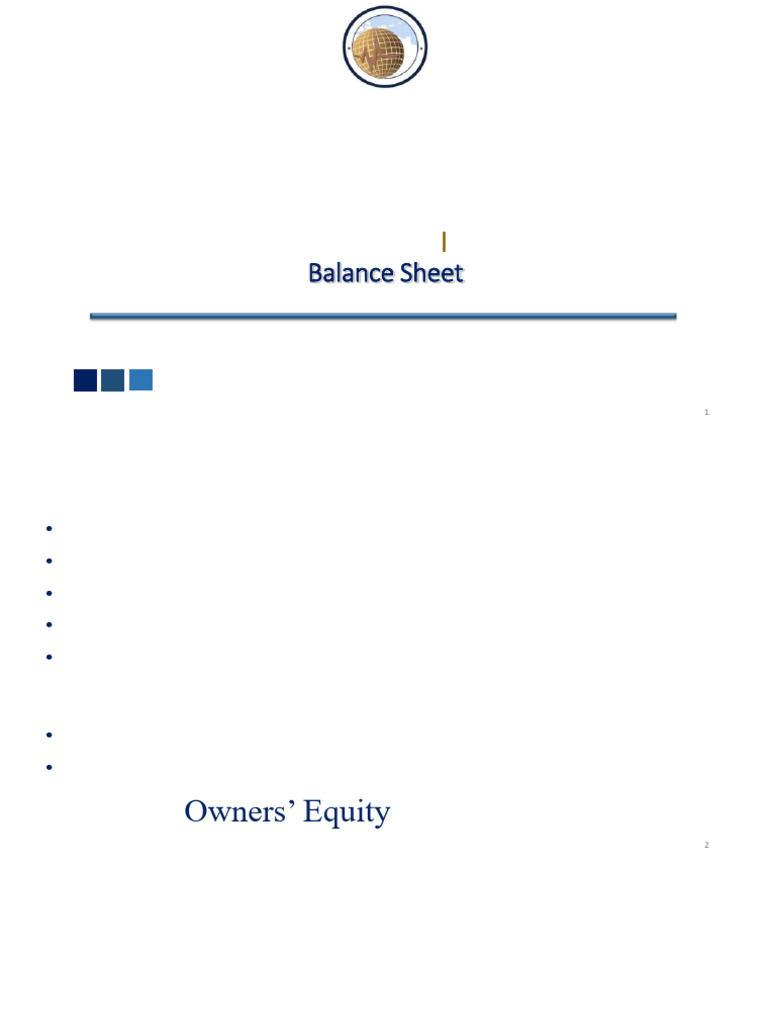 BACC330 - Chapter 5 - Balance Sheet - Material | PDF | Equity (Finance ...