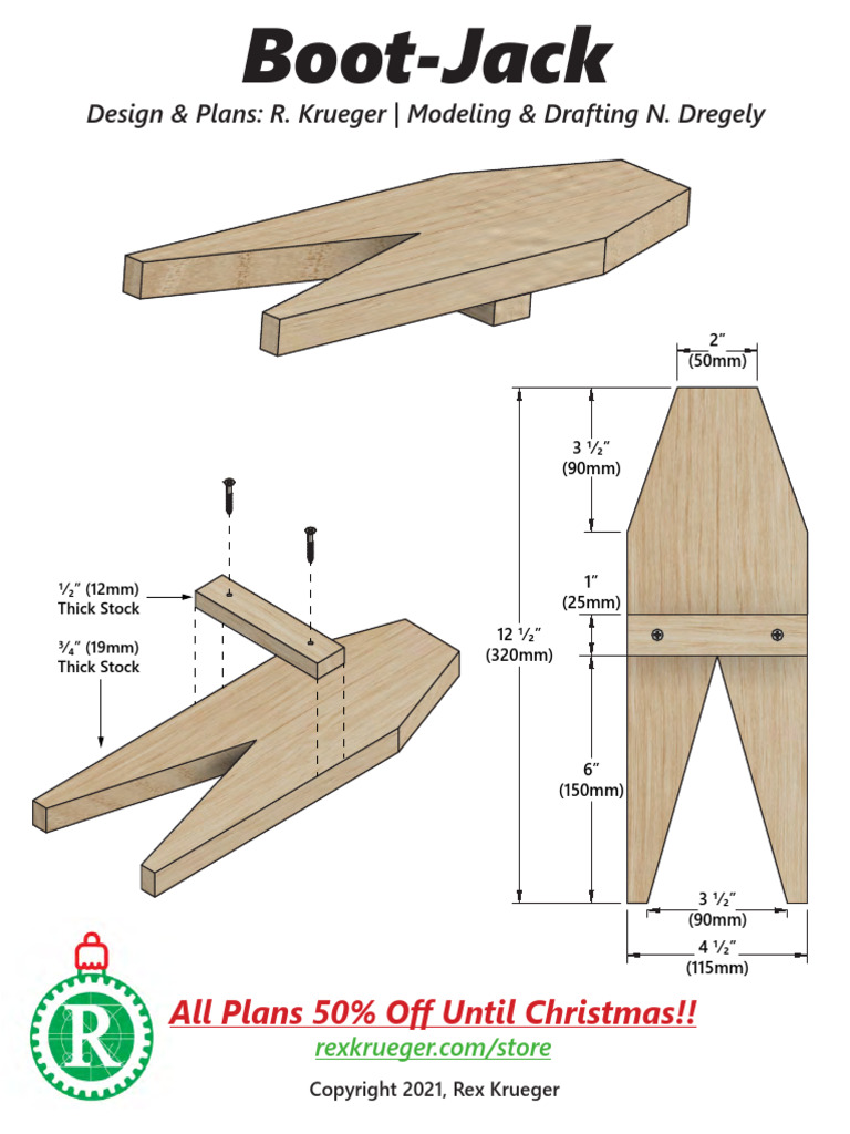 Boot Jack Plans and Design Guide | PDF