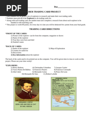 TRADING CARDS PROJECT