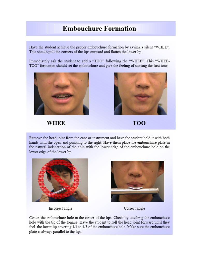 2 - Forming Embouchure | PDF