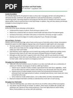 Fluid Restriction Guidelines for Patients | PDF
