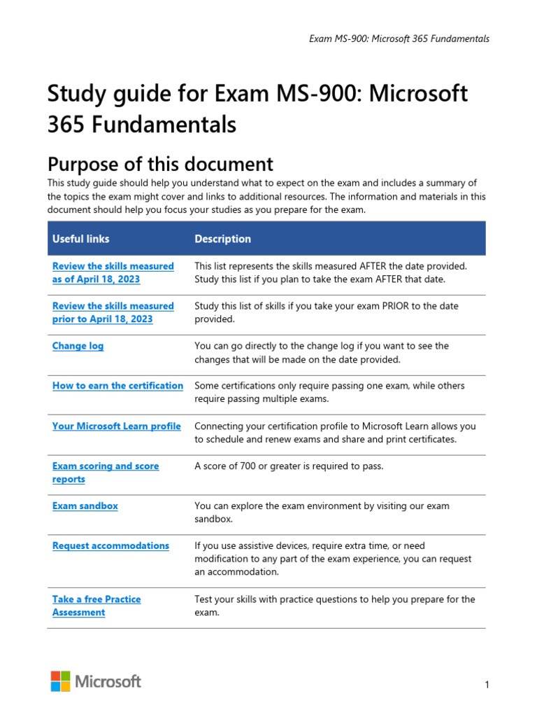 Microsoft 365 Exam Prep Guide | PDF | Cloud Computing | Microsoft Azure