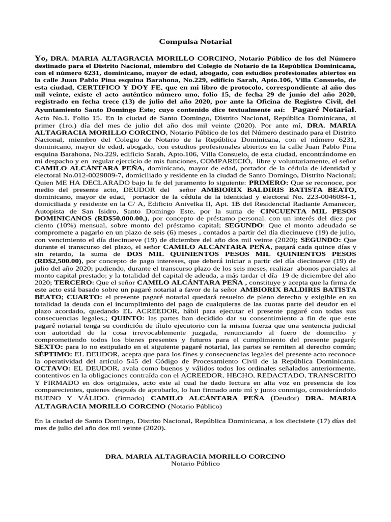 Conpulsa | PDF | Pagos | República Dominicana