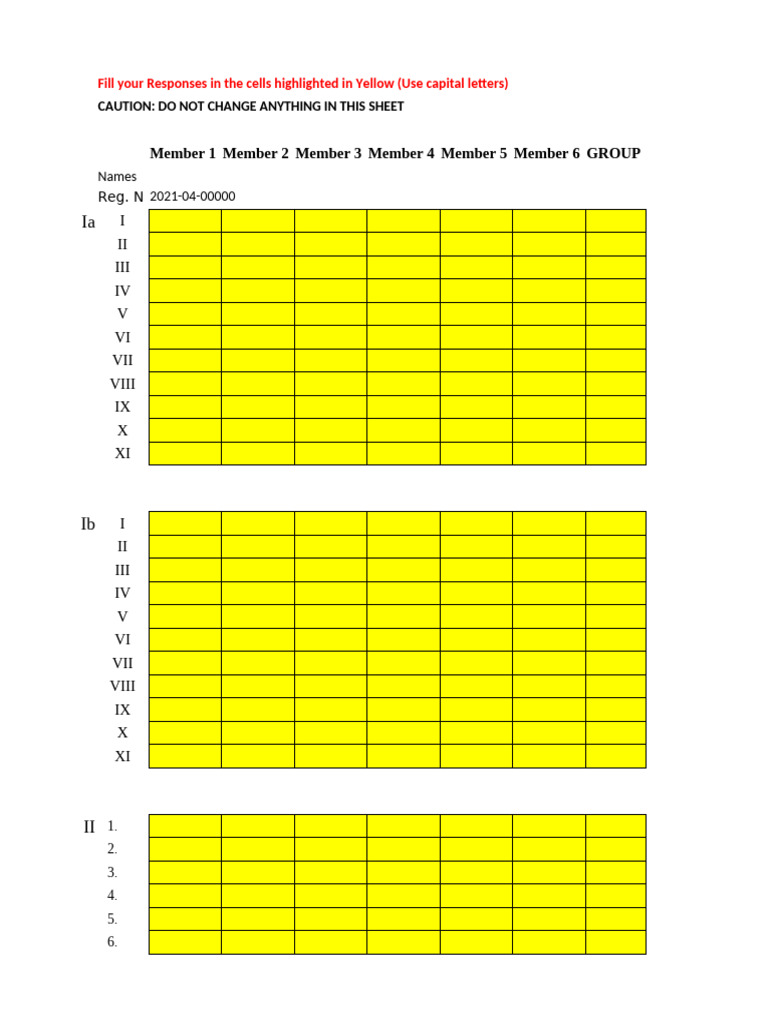Risk Profile Management Template | PDF