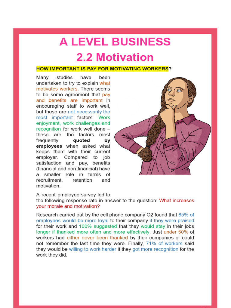 Lecture Notes On Motivation | PDF | Motivation | Motivational