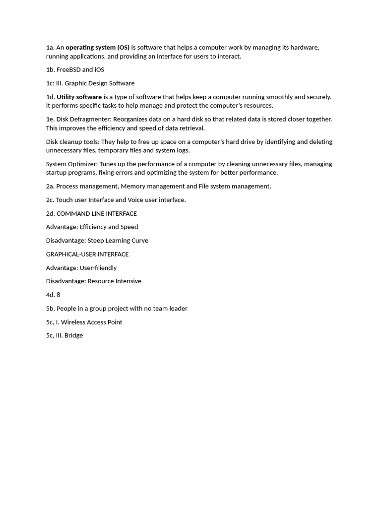 Test 1 Correction | PDF