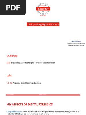 18- Explaining Digital Forensics
