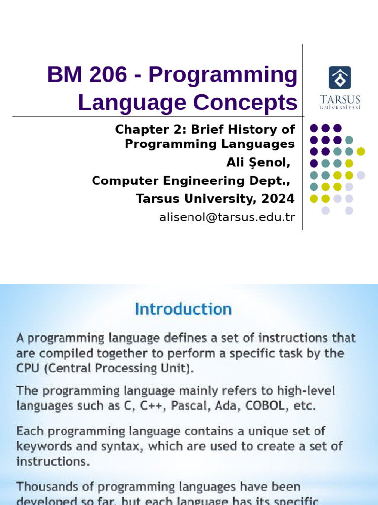 Chapter 2 - Presented | PDF | Object Oriented Programming | Software ...