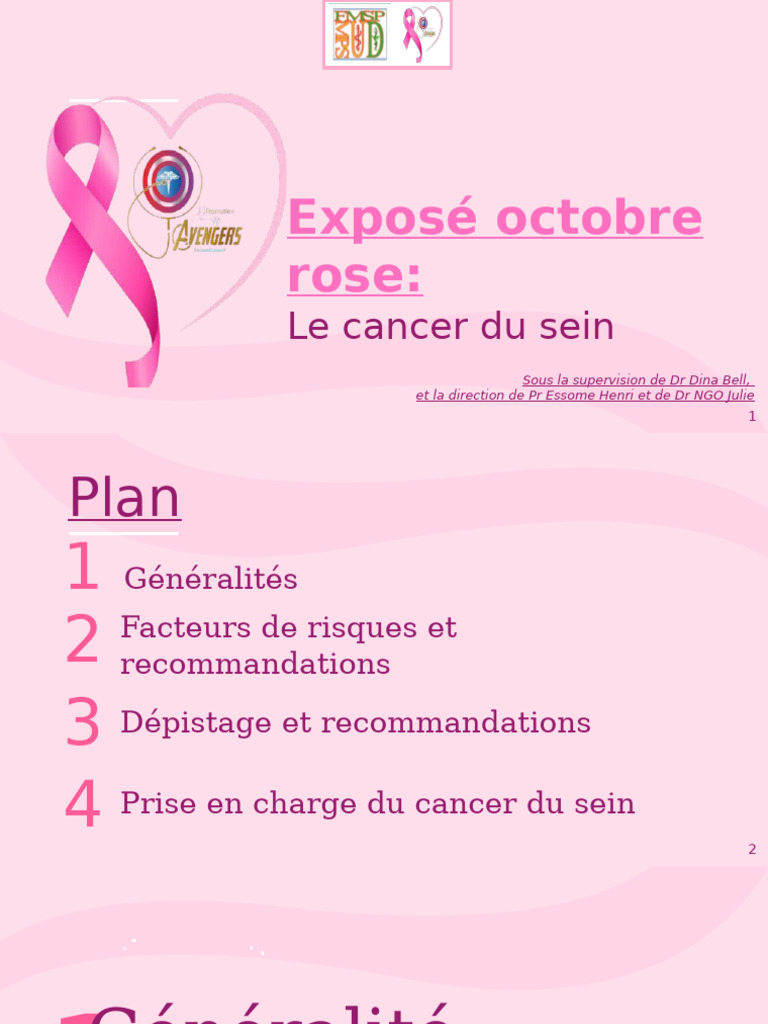 Dépistage et facteurs de risque du cancer du sein | PDF | Cancer ...