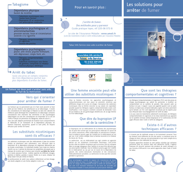 Méthodes efficaces pour arrêter de fumer | PDF | Sevrage tabagique ...