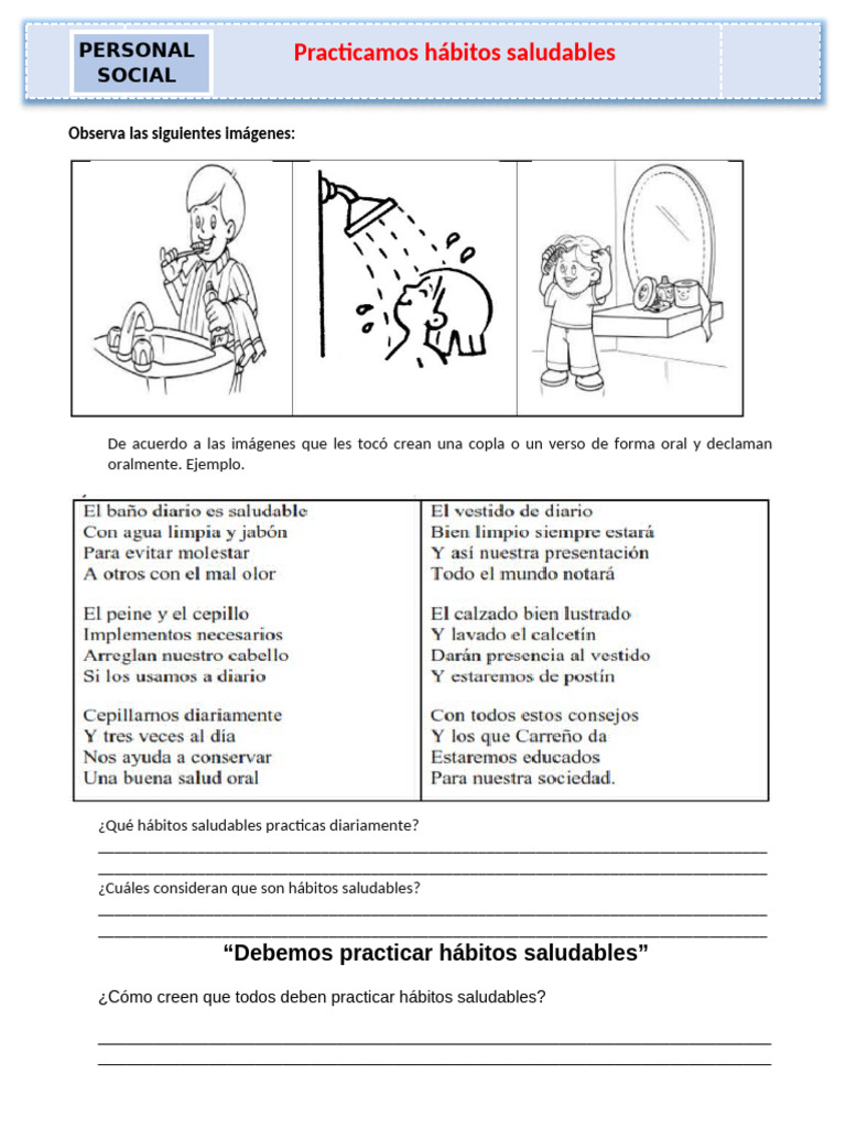 Ficha de Aplicación de Personal Social - 30 de Setiembre | PDF ...