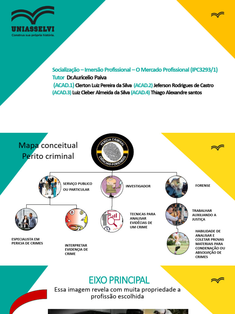 Mapa Conceitual da Perícia Criminal | PDF