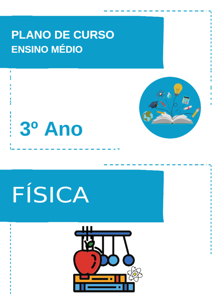 Plano de Curso de Física 3º Ano 2024 | PDF | Eletricidade | Rede elétrica