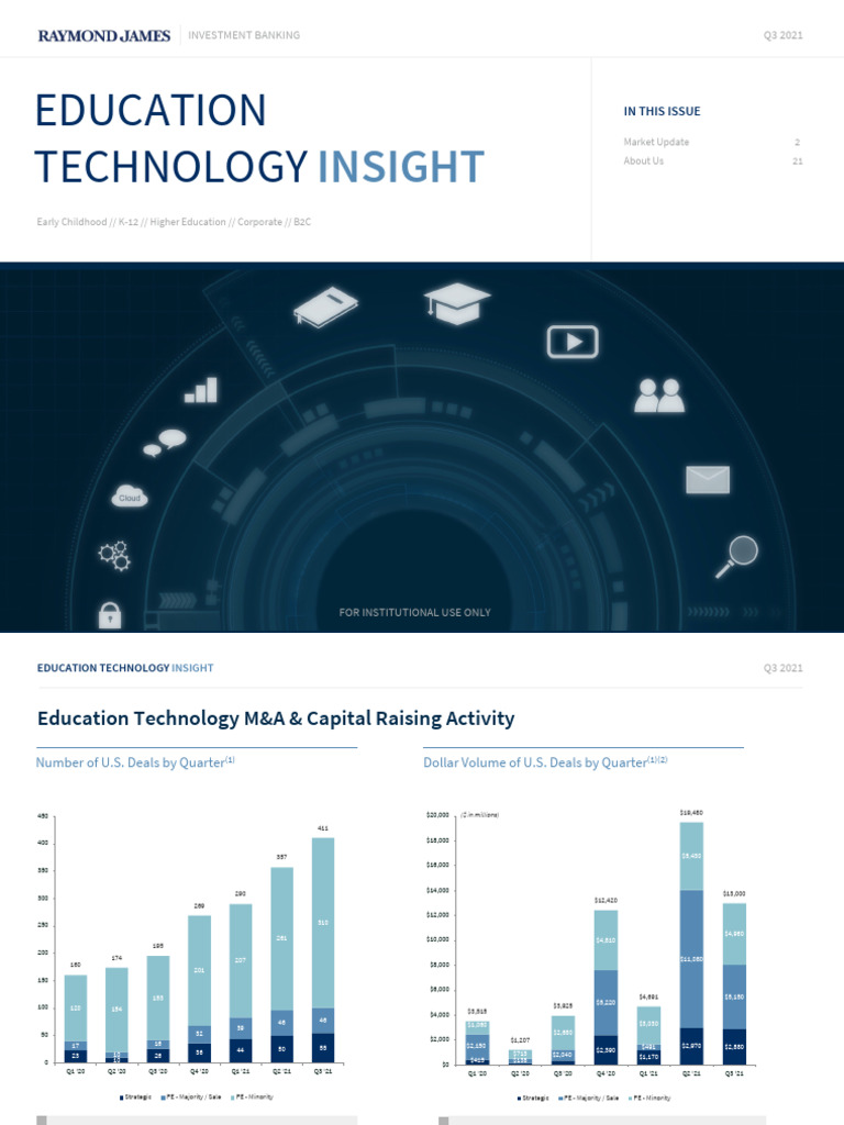 Q3 2021 Education Tech Insights | PDF | Financial Economics | Private ...