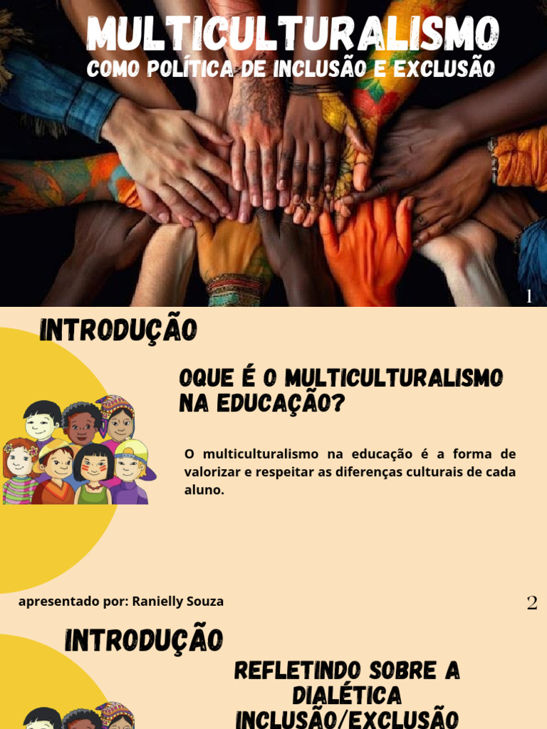 Multiculturalismo na Educação | PDF | Educação em Artes Liberais ...