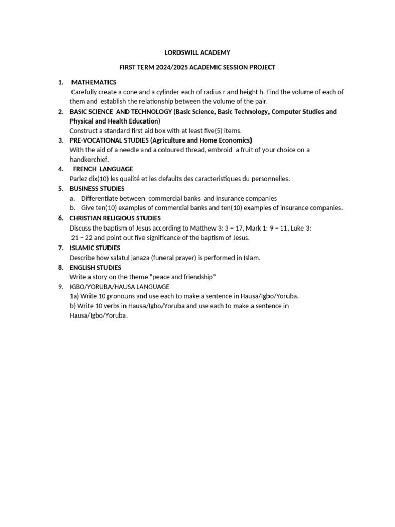 Tochi Project | PDF