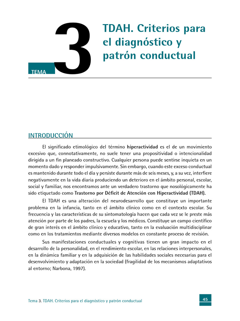 03 Tema 3 HIPER | PDF | Desorden hiperactivo y deficit de atencion ...