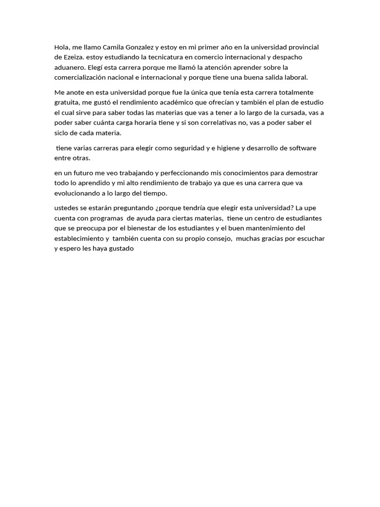 Estudiar Comercio Internacional en UPE | PDF | Crecimiento personal y ...