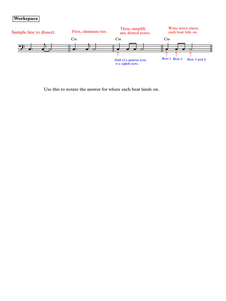 Sample Bass Line Dissection | PDF