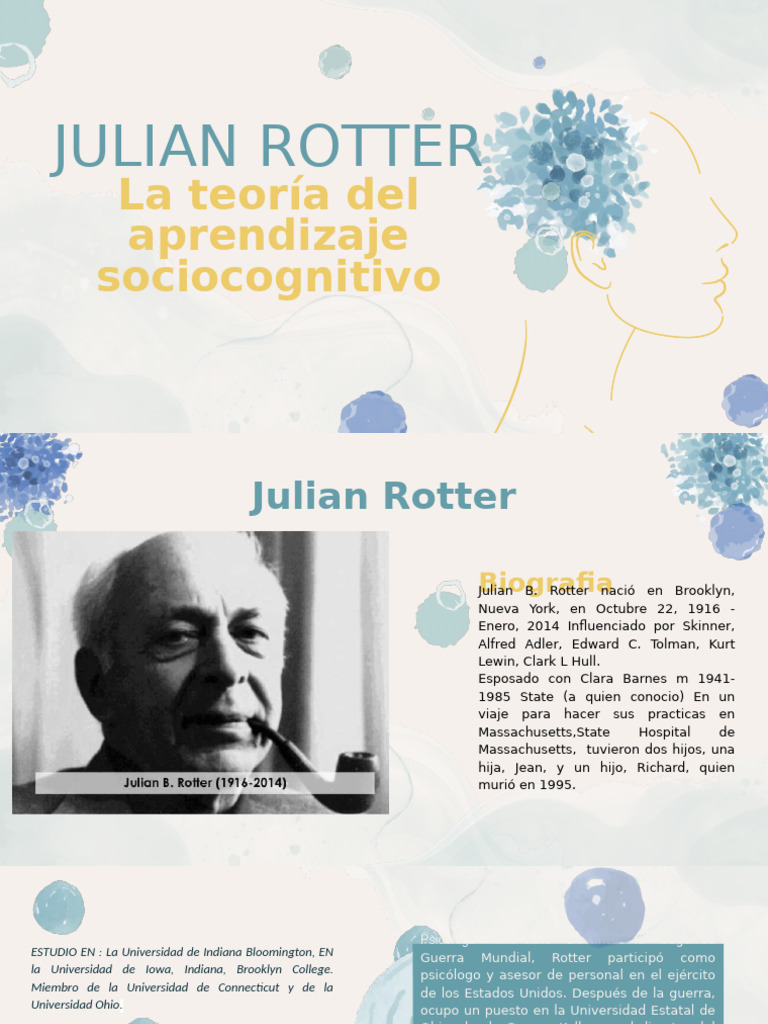 Teoría del Aprendizaje Social de Rotter | PDF | Comportamiento | Sicología