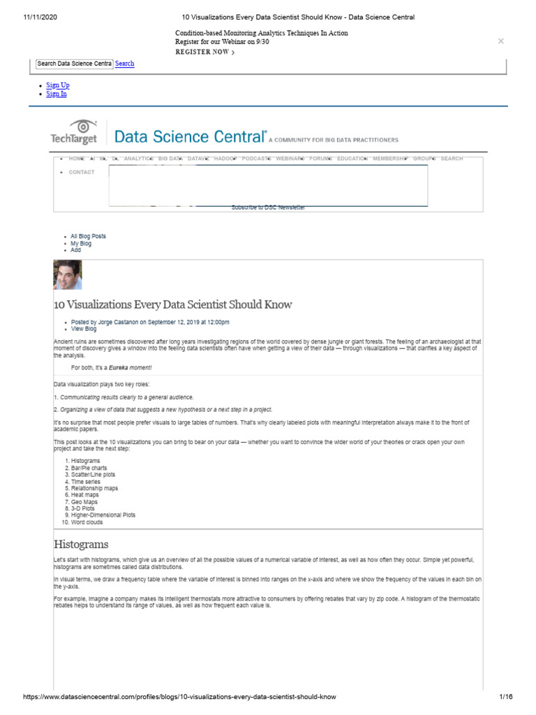 Essential Data Visualizations for Scientists | PDF | Scatter Plot ...