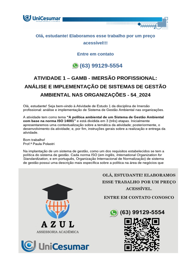 Política Ambiental e ISO 14001: Guia Prático | PDF | Ambiente natural ...