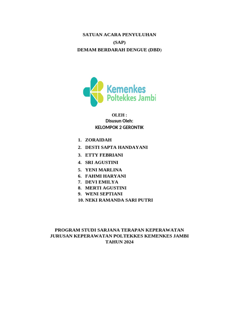 Sap BDB Dan Leaflet | PDF | Kesehatan Holistik