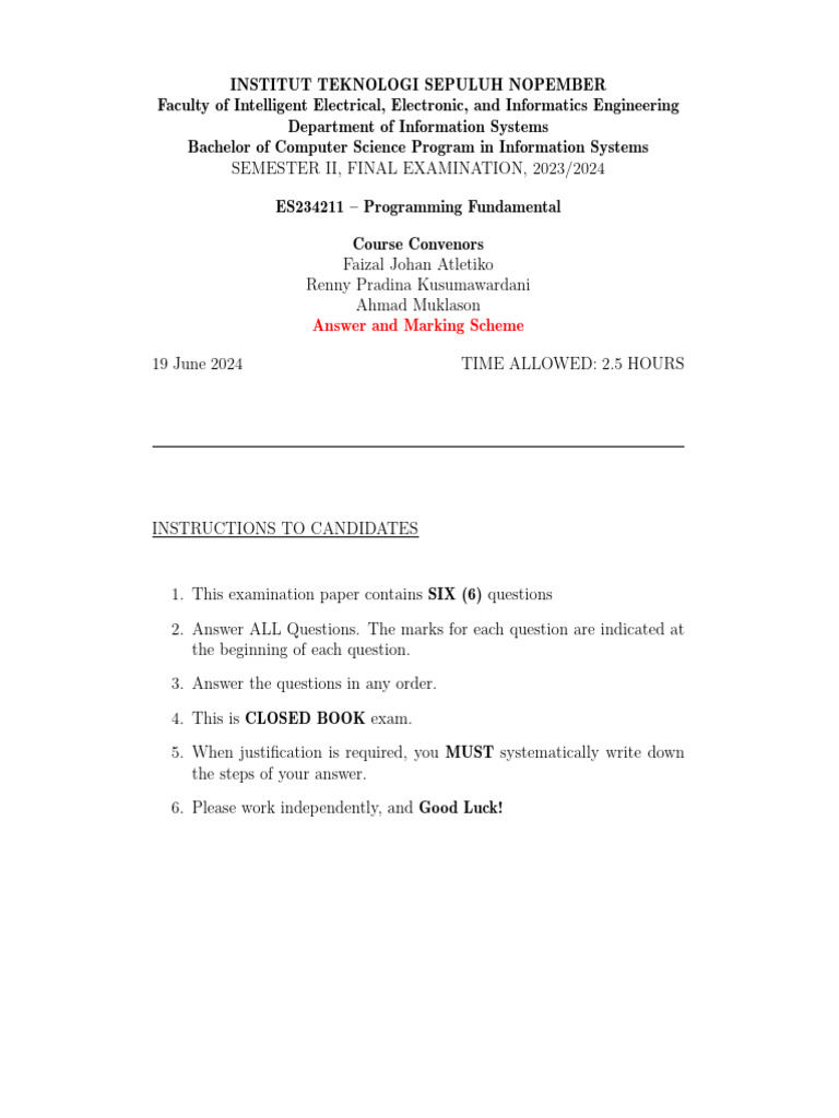 Programming Fundamentals Exam 2023/2024 | PDF | Constructor (Object ...