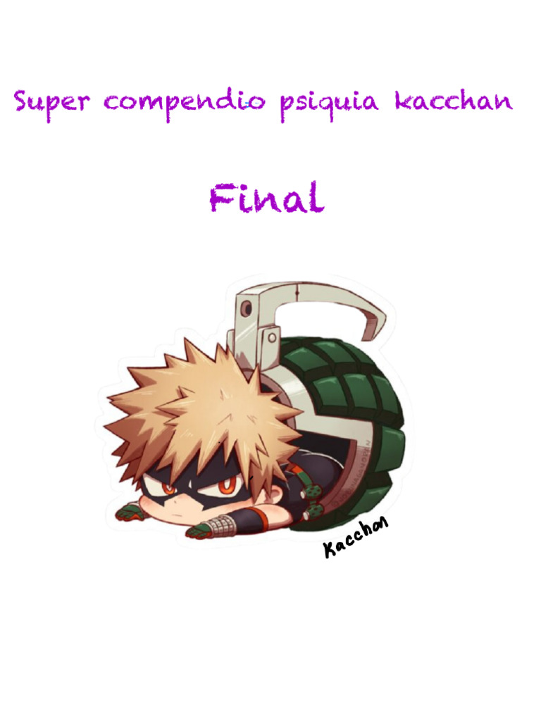 Compendio Kacchan Final | PDF | Bulimia nerviosa | Anorexia nerviosa
