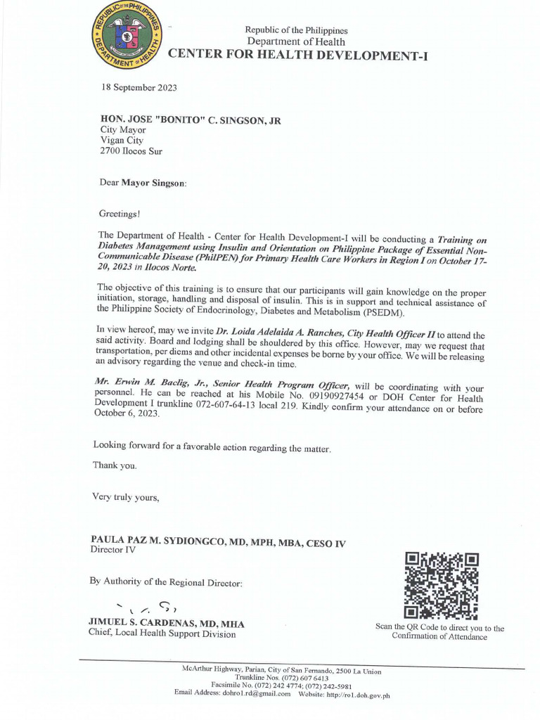 Letters DM Ilocos Sur | PDF