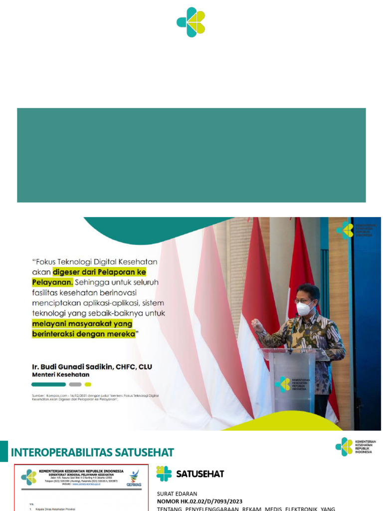 2 Interoperabilitas RME Satu Sehat | PDF | Pengembangan Diri
