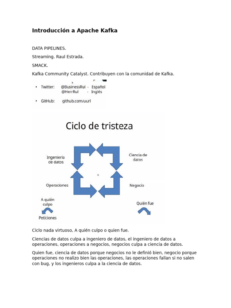 Introducción a Apache Kafka y DataOps | PDF | Grupo de computadoras ...