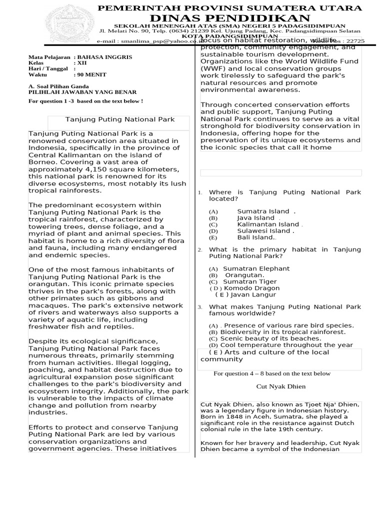 Us format soal bahasa inggris fix pdf tsunami earthquakes