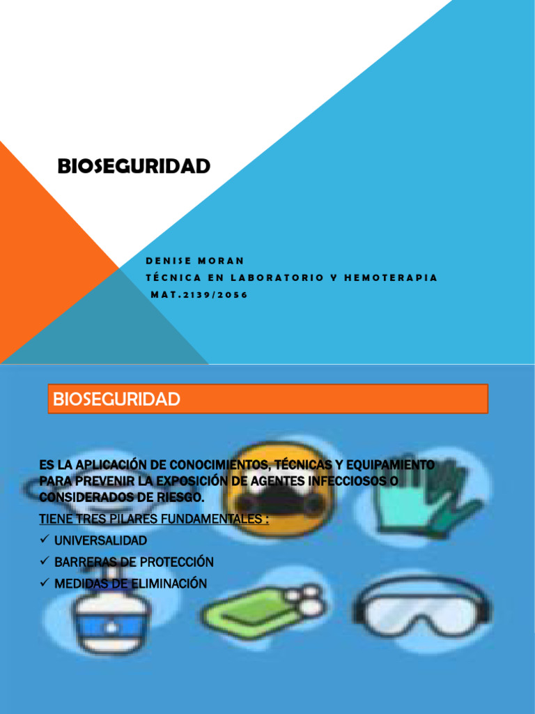 Bioseguridad en El Laboratorio de Análisis Clínicos | PDF | Lavado de ...