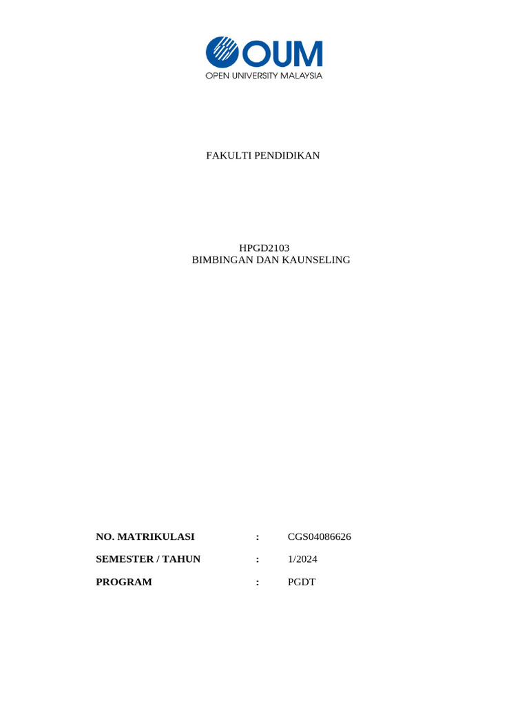 Hpgd2103 Pdf Karier Perkembangan Gaya Hidup