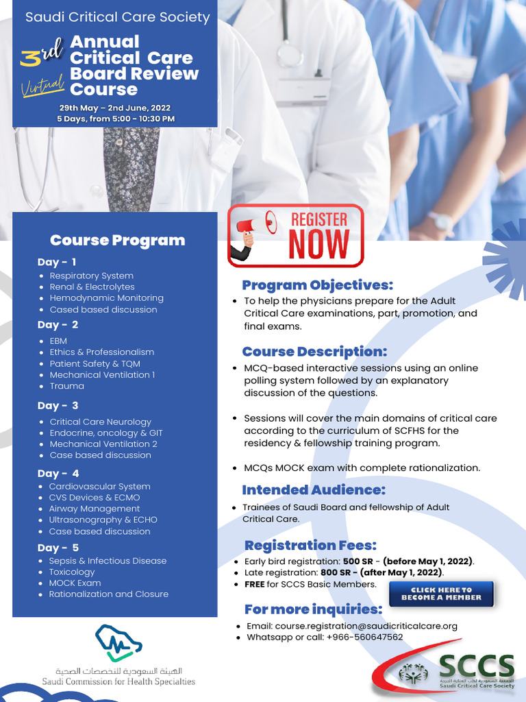 Adult Critical Care Exam Prep Course | PDF | Intensive Care Medicine ...