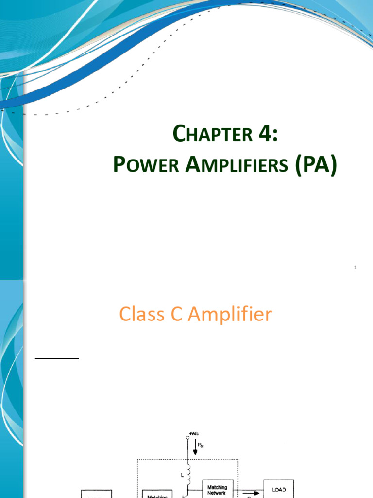 Electronics Circuits For Communications@chapter 4 | PDF | Amplifier ...