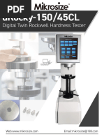 MT50 Manual Tablet Hardness Tester | PDF | Tablet (Pharmacy)